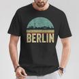 Vintage 80S Retro Berlin Souvenir Skyline Berlin T-Shirt Lustige Geschenke