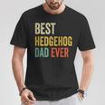 Vintage Best Hedgehog Dad Ever Hedgehog T-Shirt Unique Gifts