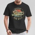 Vintage Bester Papa Der Welt Father's Day For Dad S T-Shirt Lustige Geschenke