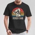 Vintage Boxer Dad Ever Daddy Dog Dad Father T-Shirt Unique Gifts