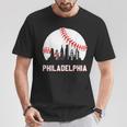 Vintage Distressed Philly Baseball Lovers T-Shirt Unique Gifts