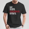 Vintage Eat Sleeps Warhammers Repeats T-Shirt Unique Gifts