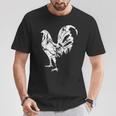 Vintage Game Fowl Rooster Gallero Distressed T-Shirt Personalized Gifts