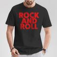 Vintage Grunge Old Rock & Roll Music Rock And Roll Camiseta unisex Regalos divertidos