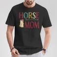 Vintage Horse Graphic Equestrian Mom Cute Horse Riding T-Shirt Unique Gifts