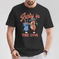 Vintage Party In Usa The 4Th Of July Hot Dog T-Shirt Unique Gifts