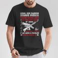 Vintage Retro Legal Gun Owners Have Over 200M Guns On Back T-Shirt Unique Gifts