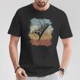 Vintage Style Firewood Retro Log T-Shirt Lustige Geschenke