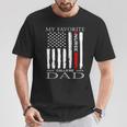 Vintage Usa Flag Fathers Day Dad From Daughter Nurse T-Shirt Unique Gifts
