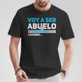 Voy A Ser Abuelo Anuncio Embarazo Futuro Abuelo Camiseta unisex Regalos divertidos