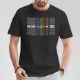 Washington Dc Pride Lgbt Rainbow T-Shirt Unique Gifts