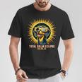 Weiner Dachshund Dog Watching Total Solar Eclipse T-Shirt Unique Gifts