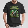 Wenn Der Wald Ruft Muss Ich Gehen Säge Chainsaw Woodcutter T-Shirt Lustige Geschenke