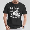 Do Wheelies To Forget Your Feelies Motorcycle T-Shirt Unique Gifts