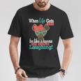 When Life Gets Hard Be Like A Hyena And Keep Laughing T-Shirt Unique Gifts