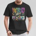 Wild About Reading Books Library Day Bookworm Leoparard T-Shirt Personalized Gifts