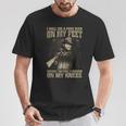 I Will Die A Free Man On My Feet T-Shirt Unique Gifts