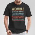 Womble Family Name Last Name Womble T-Shirt Unique Gifts