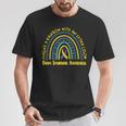 World Down Syndrome Day Awareness National T21 Month Rainbow T-Shirt Unique Gifts