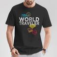 World Traveler Passport Stamp For And Women T-Shirt Unique Gifts