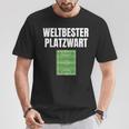 Worlds Best Platzwart Greenkeeper Football Pitch T-Shirt Lustige Geschenke