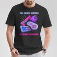 Zum Zocken Geboren Zum Schule Forces I Console Ps5 Gaming T-Shirt Lustige Geschenke