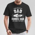 Zwei Titelater Und Bonus Papa Und Rocke Sie Beide Fäuste Kapuzenjacke T-Shirt Lustige Geschenke