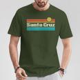 70S 80S Ca Retro Sunset Santa Cruz T-Shirt Lustige Geschenke