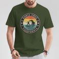 De Surf De Córcega Santa Cruz California Usa Camiseta unisex Regalos divertidos