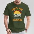 Feed Tacos And Tell Me Cousins Cool Christmas T-Shirt Unique Gifts