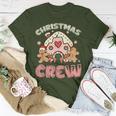 Christmas Crew Gingerbread In Candy House Cute Xmas T-Shirt Funny Gifts