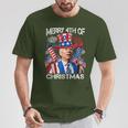 Joe Biden Merry 4Th Of Christmas 4Th Of July Firework T-Shirt Unique Gifts