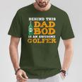 Golf Dad Bod Fathers Day Birthday Christmas T-Shirt Unique Gifts