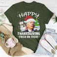 Happy Thanksgiving Trick Or Treat Joe Biden Santa Christmas T-Shirt Unique Gifts