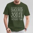 Jodie Name Personalized Birthday Christmas Joke T-Shirt Funny Gifts