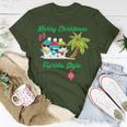 Merry Christmas Florida StyleSnowman Summer T-Shirt Unique Gifts