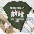 Montgomery Family Name Montgomery Family Christmas T-Shirt Personalized Gifts