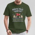 Pole Dance Santa Claus North Pole Dancer T-Shirt Unique Gifts