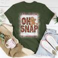 Red Cheerful Sparkly Oh Snap Gingerbread Christmas Cute Xmas T-Shirt Unique Gifts