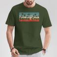 Santa Cruz Ca California 70S 80S Retrointage T-Shirt Lustige Geschenke