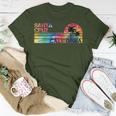 Santa Cruz California Tie Dye Vintage Inspired Striped T-Shirt Unique Gifts