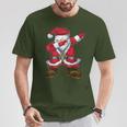 Tanzender Santa Claus Dabbing Weihnachtsmann Weihnachten T-Shirt Lustige Geschenke