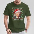 Ugly Christmas Sweater Joe Biden Happy Easter Day Xmas T-Shirt Funny Gifts