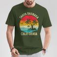 Vacaciones Familiaresintage Retro California Santa Barbara Beach Camiseta unisex Regalos divertidos