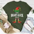 Xmas Smart Aleck Elf Family Matching Christmas Pajama T-Shirt Unique Gifts