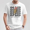 100 Tage Schule Lightning Bolt Pencil 100 Tag Für Lehrer T-Shirt Lustige Geschenke