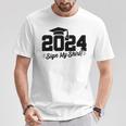 2024 Senior Graduation Autograph Class Of 2024 T-Shirt Unique Gifts