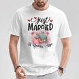 50Th Wedding Anniversary Just Married 50 Years Ago Couple T-Shirt Funny Gifts
