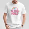 Alpha Male Unicorn Rainbow Ironic Sarcastic Humor T-Shirt Unique Gifts