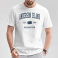 Anderson Island Wa Vintage Athletic Sports Jsn1 T-Shirt Unique Gifts